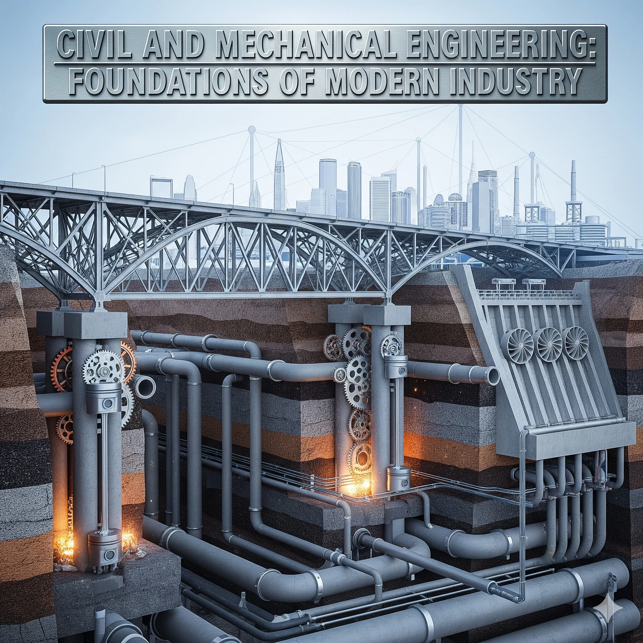 Civil and Mechanical Engineering: Foundations of Modern Industry