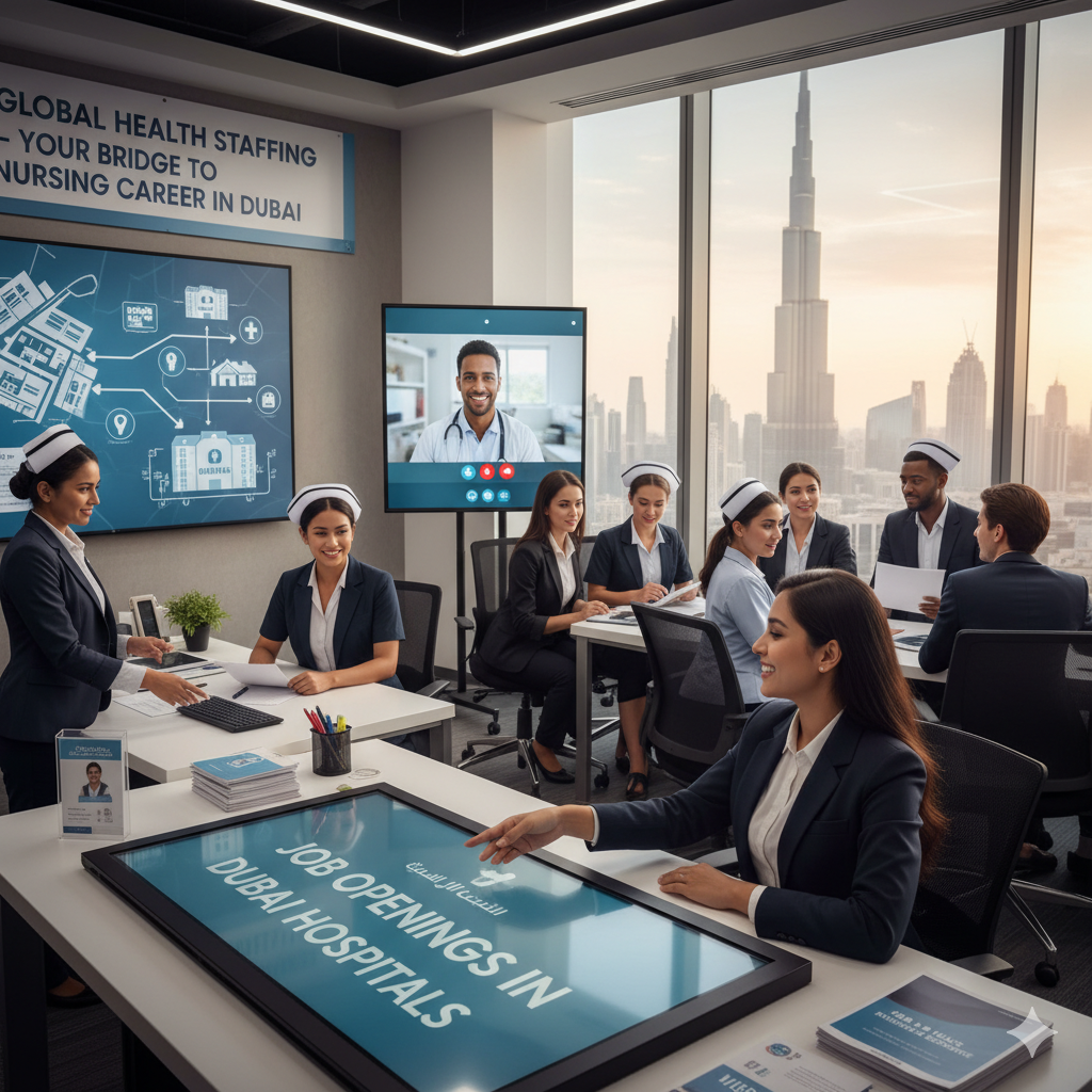 How Nursing Recruitment Agencies Support International Nurses in Dubai