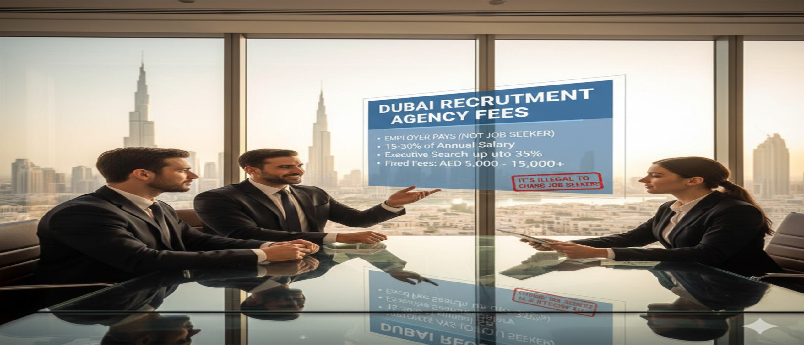 How Much Do Recruitment Agencies Charge in Dubai?