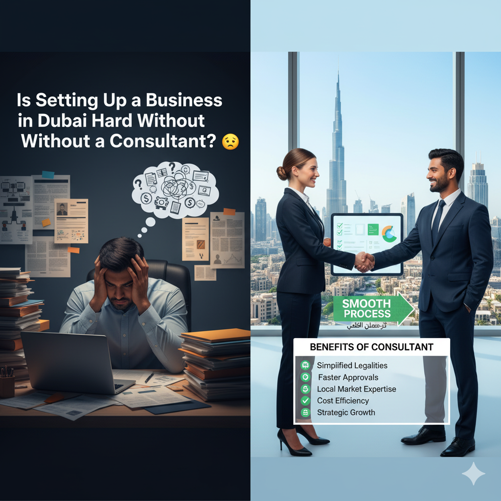 Is Setting Up a Business in Dubai Hard Without a Consultant?