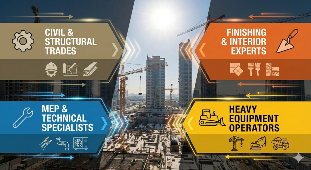 Most In-Demand Construction Skills in the Gulf